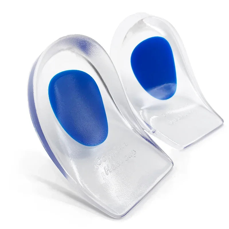 1 Pair gel insole silicone Men Women whole Cushion insoles soles relief foot pain Spur Support Shoe pad High Heel Inserts