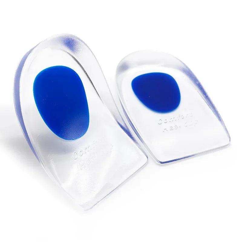 1 Pair gel insole silicone Men Women whole Cushion insoles soles relief foot pain Spur Support Shoe pad High Heel Inserts
