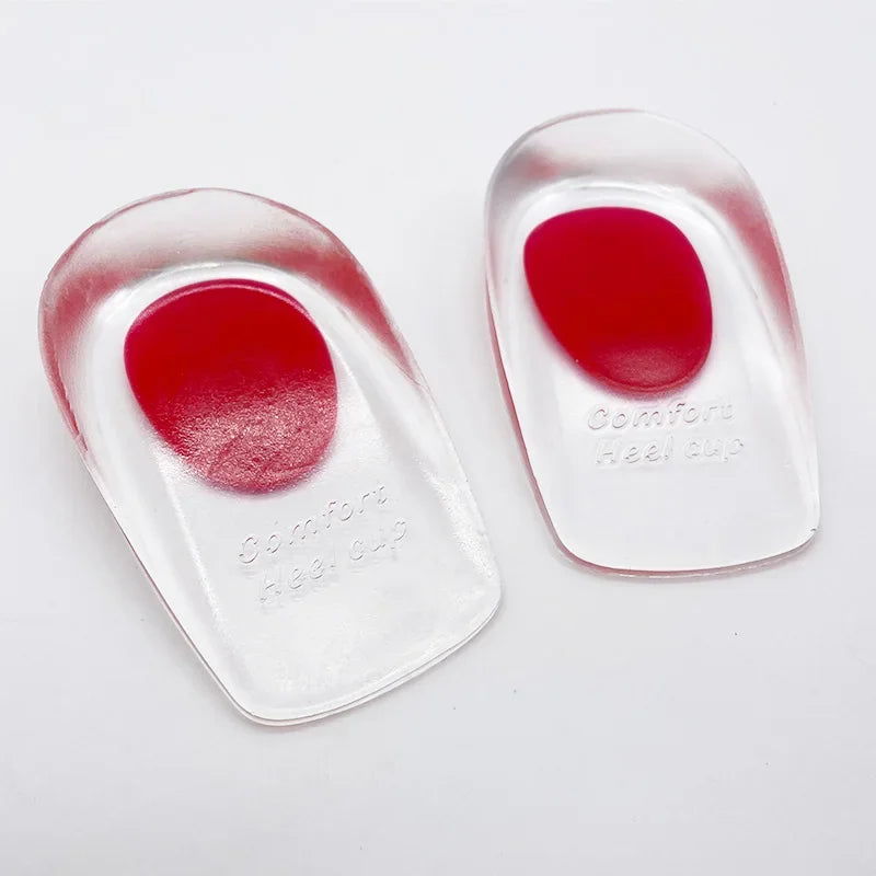 1 Pair gel insole silicone Men Women whole Cushion insoles soles relief foot pain Spur Support Shoe pad High Heel Inserts
