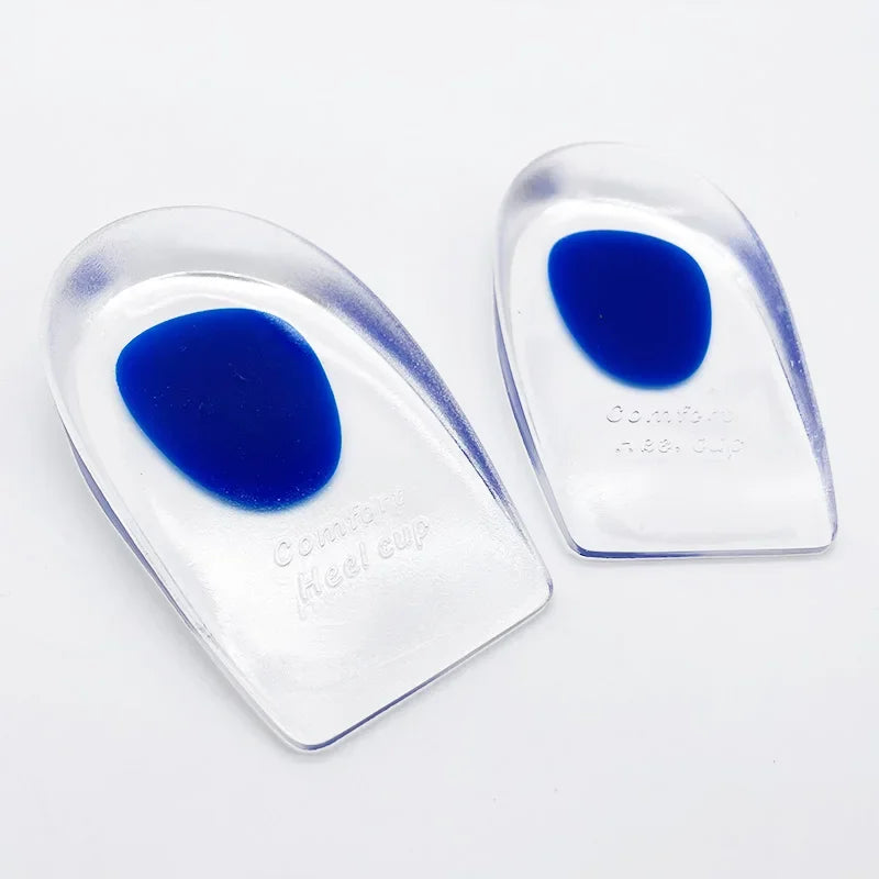 1 Pair gel insole silicone Men Women whole Cushion insoles soles relief foot pain Spur Support Shoe pad High Heel Inserts