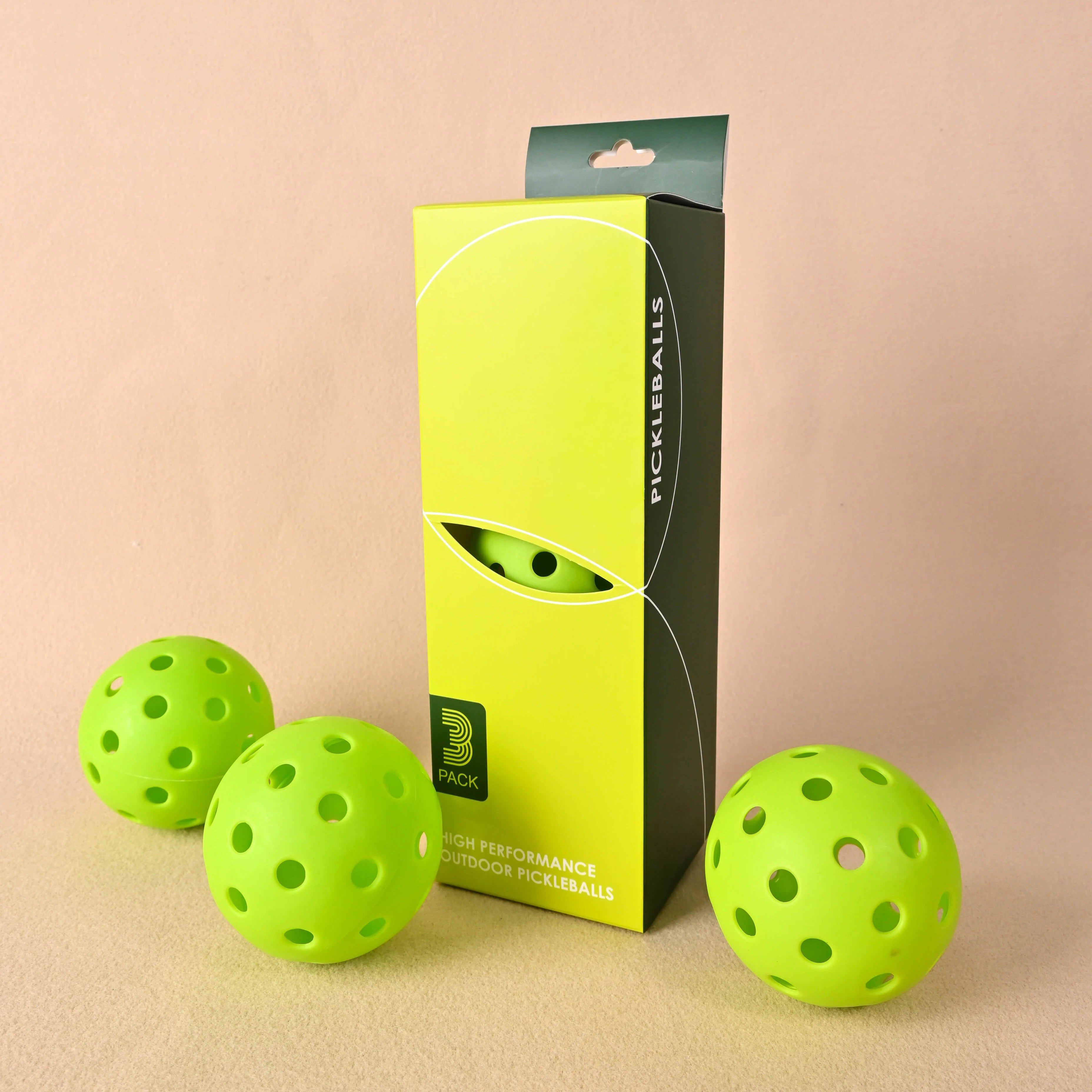 3x outdoor pickleball balls